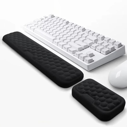 Ergonomic Keyboard & Mouse Wrist Rest Set