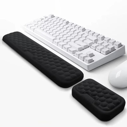 Ergonomic Keyboard & Mouse Wrist Rest Set
