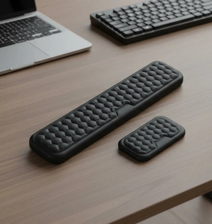 Ergonomic Keyboard & Mouse Wrist Rest Set